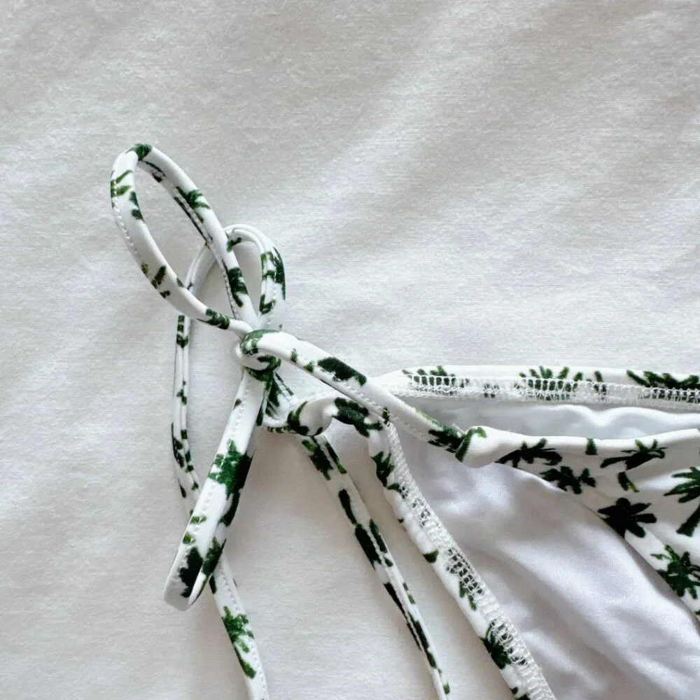 Milly Cabana Fiji bikini bottoms large women's swimsuit bathing suit white - Picture 9 of 12